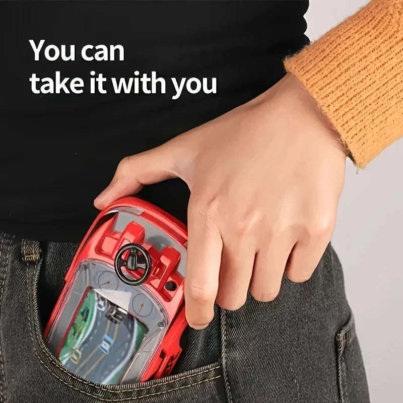 Handheld Racing Game Device for Fast, Interactive Play-red / China Mainland