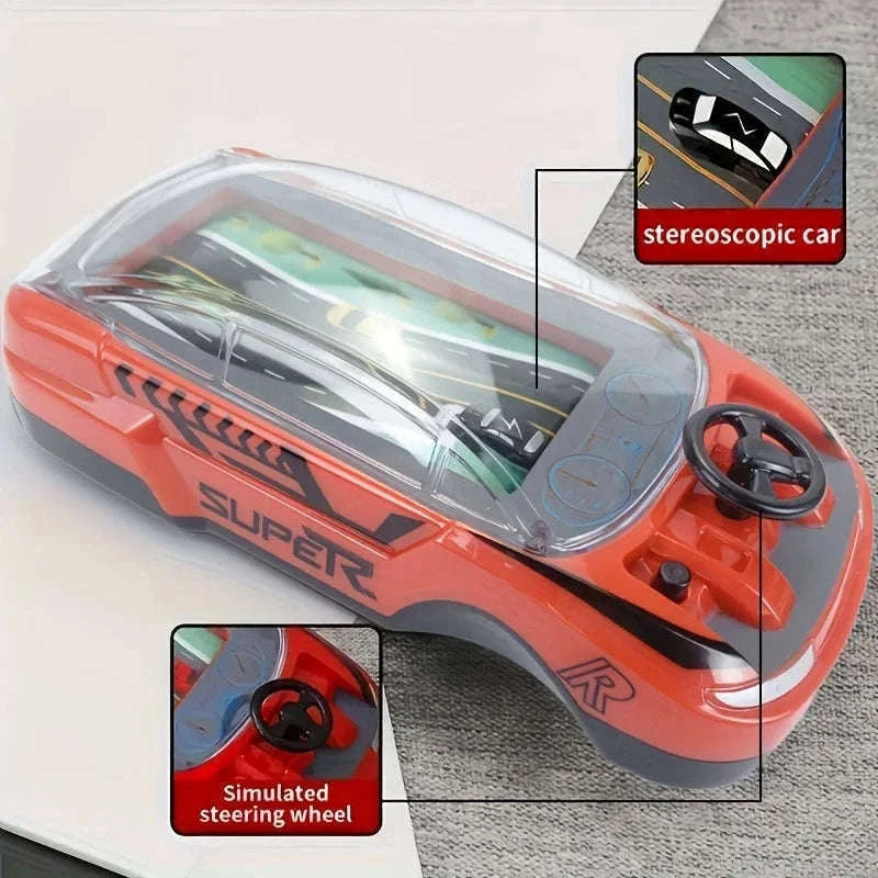 Handheld Racing Game Device for Fast, Interactive Play-red / China Mainland