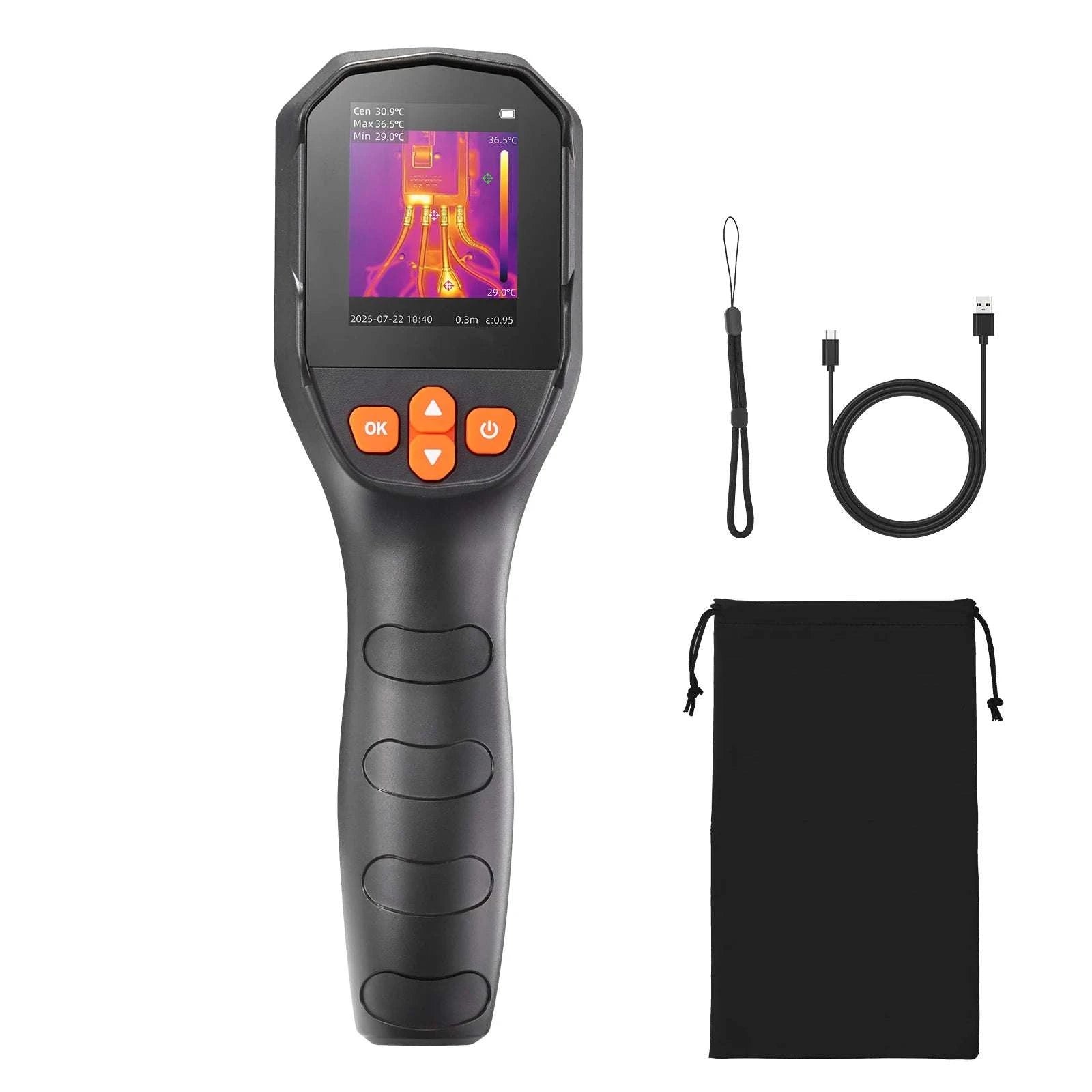 Handheld Thermal Camera 240x180 IR Resolution with 2MP Visual-2.8inch / United States