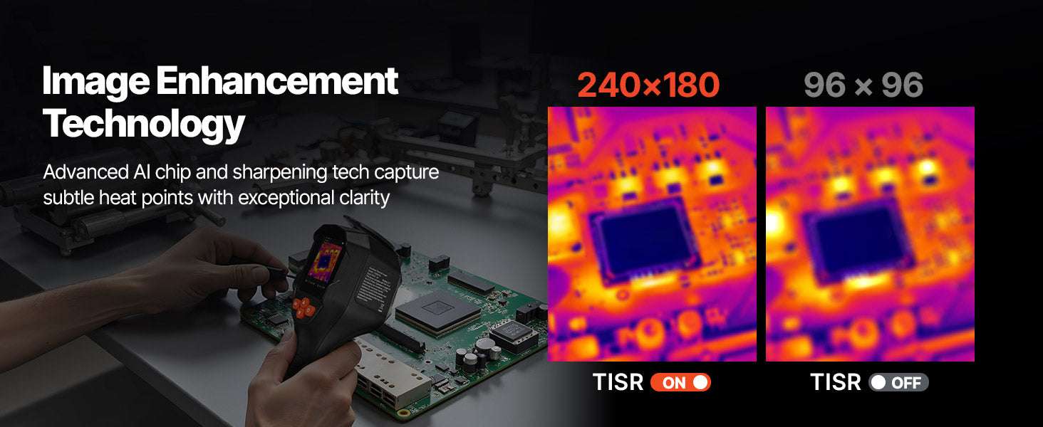 Handheld Thermal Camera 240x180 IR Resolution with 2MP Visual-2.8inch / United States
