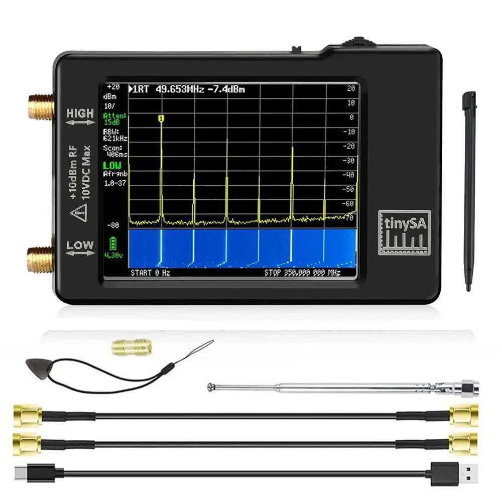 Handheld Tiny Spectrum Analyzer ULTRA with 4" Display and 32GB Card-TinySA 2.8inch / CHINA