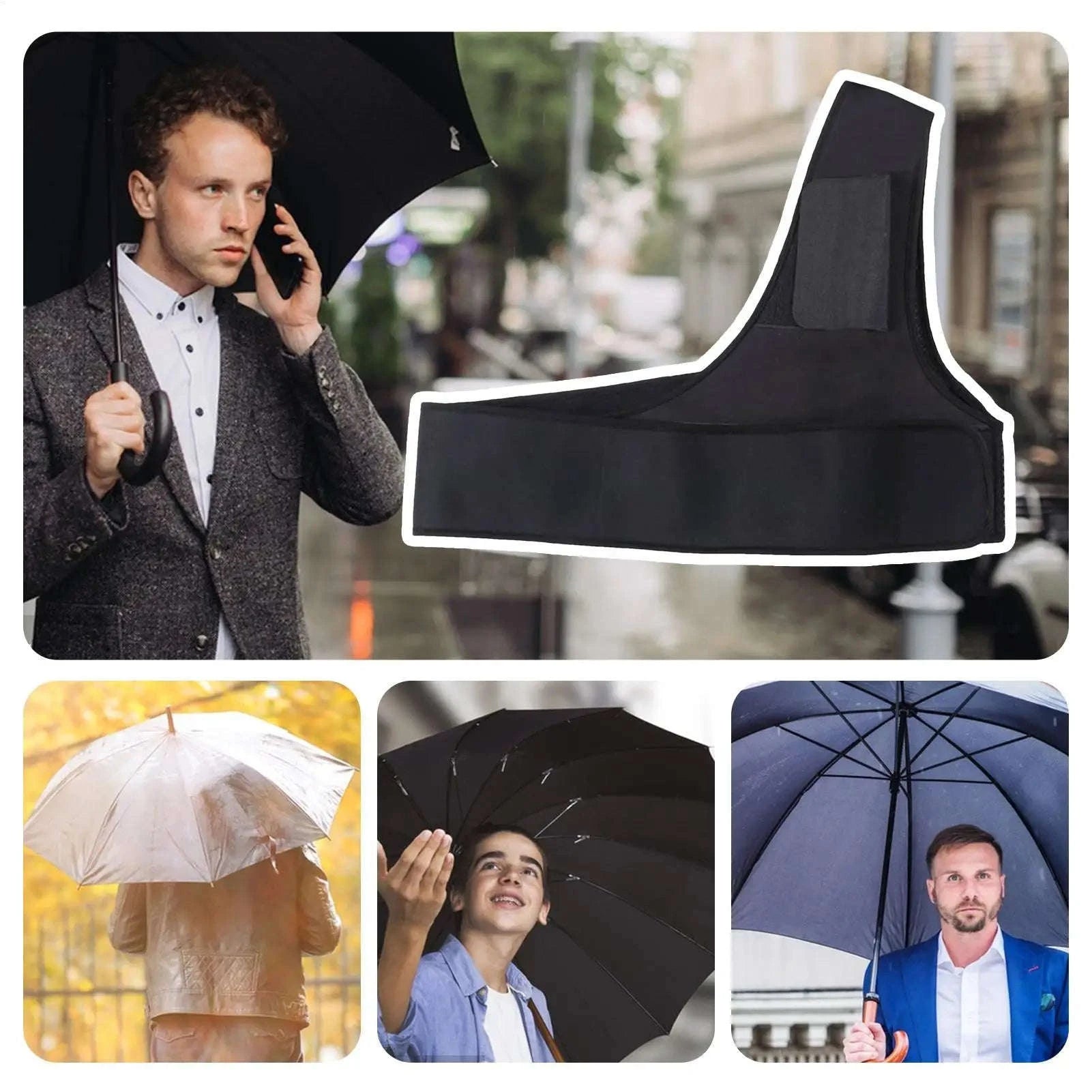 Hands-Free Adjustable Umbrella Holder Strap-50cm