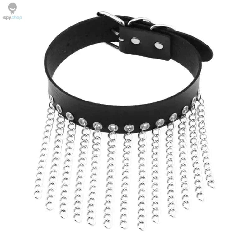 Harajuku Punk Rock Heart Spike Choker-W4704