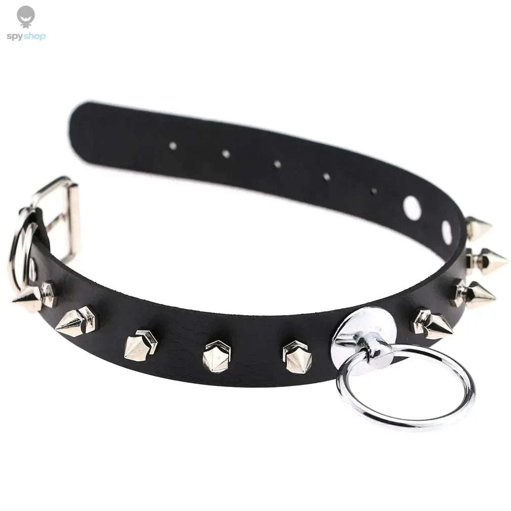 Harajuku Punk Rock Heart Spike Choker-W4704