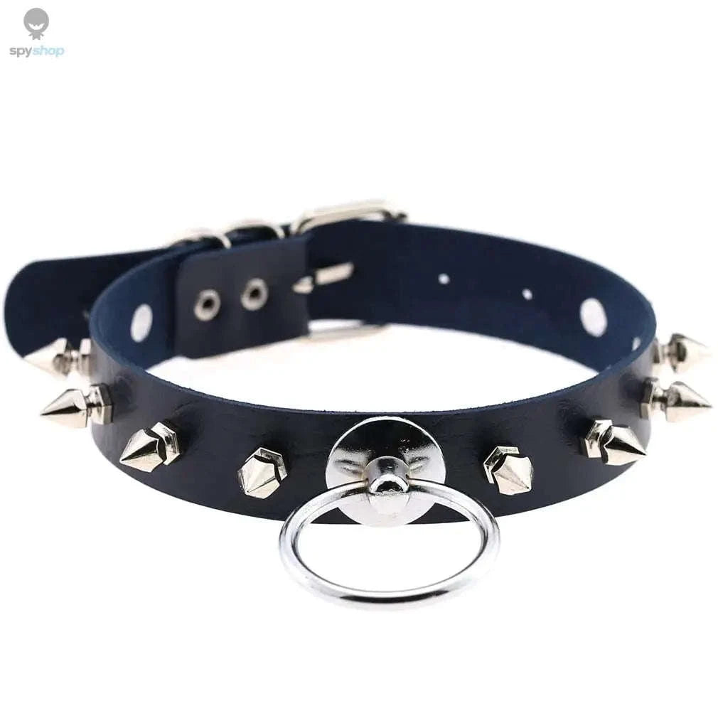 Harajuku Punk Rock Heart Spike Choker-W4704