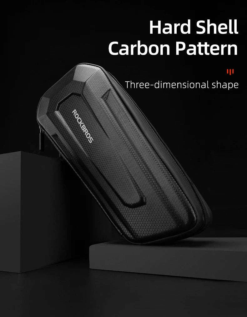Hard Shell Bicycle Top Tube Bag 1.5L Waterproof-B67