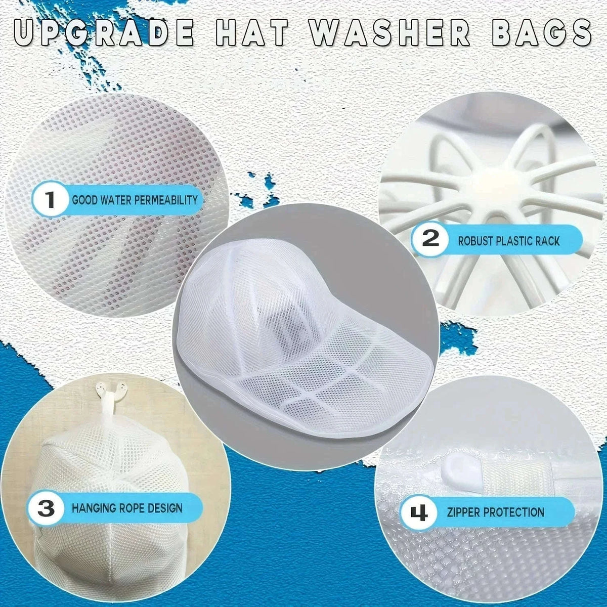 Hat Cleaner Cage for Baseball Caps That Protects Shape-Pure hat rack