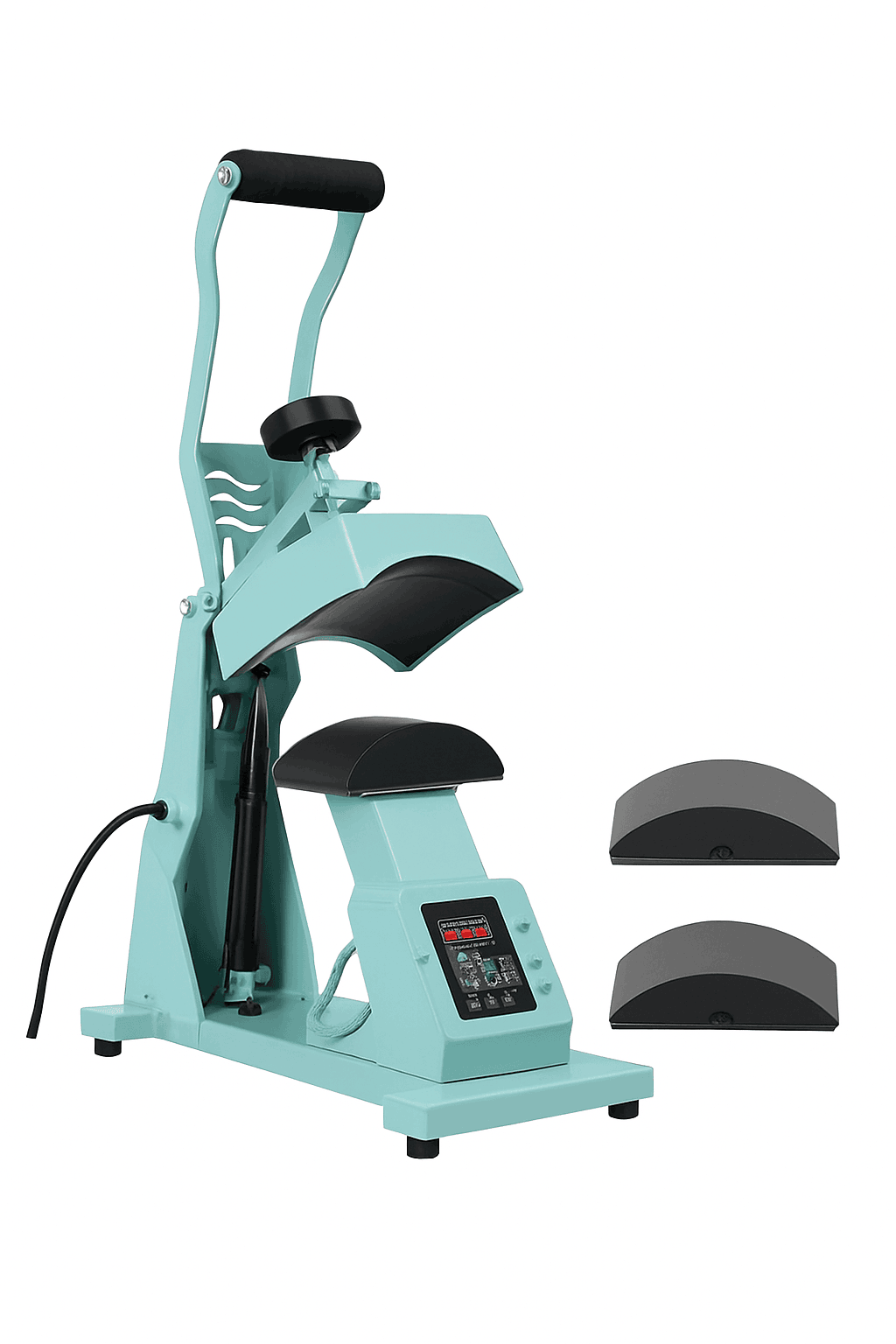 Hat Heat Press Machine with Interchangeable Platens-Green 4in1 / france