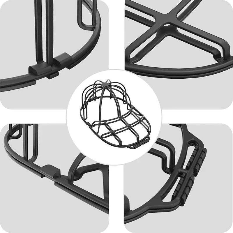Hat Washing Frame for Shape-Safe Cleaning and Drying-2Pcs(W--B)