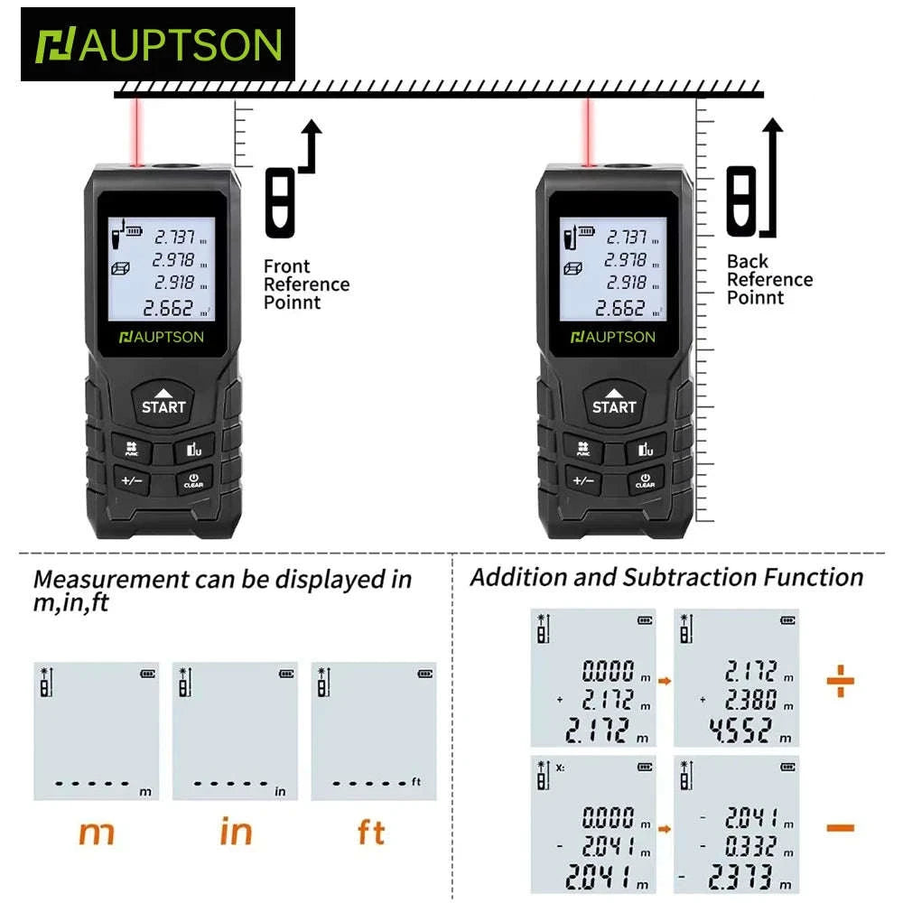 HAUPTSON 70/100M Laser Rangefinder Distance Meter-100m-OZ046