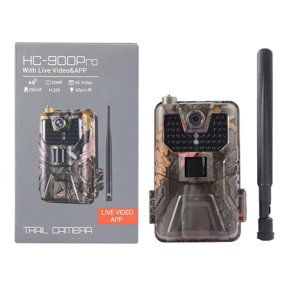 HC900PRO 4G Wireless Trail Camera with Live App and 30MP Night Vision-USA VERSION