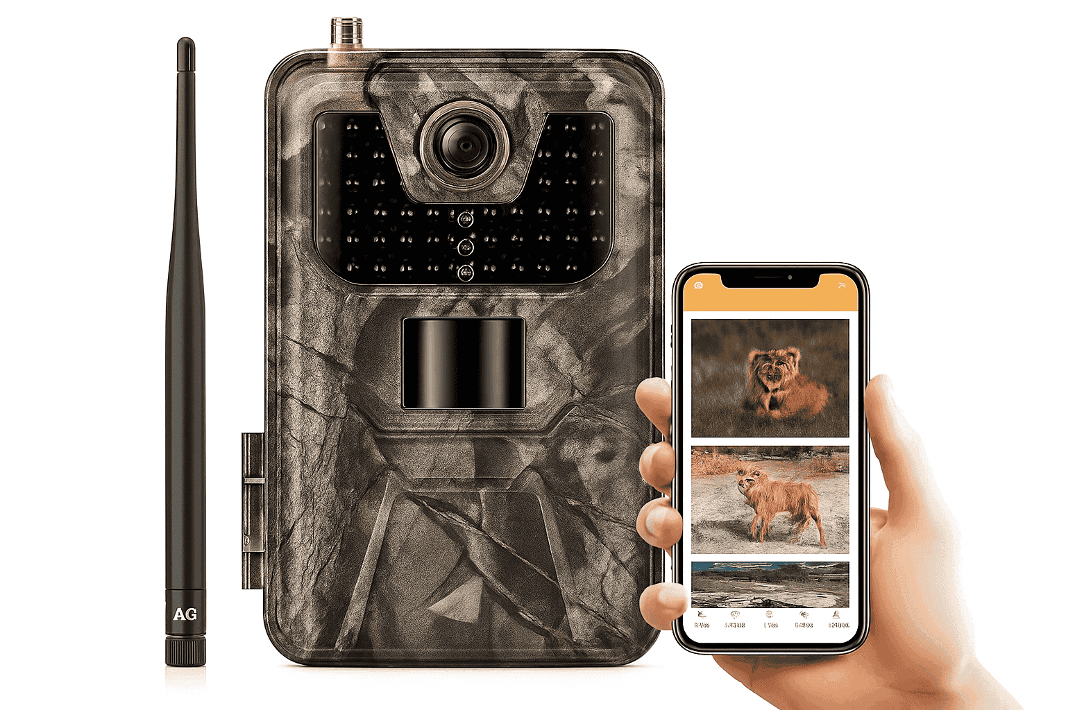 HC900PRO 4G Wireless Trail Camera with Live App and 30MP Night Vision-USA VERSION