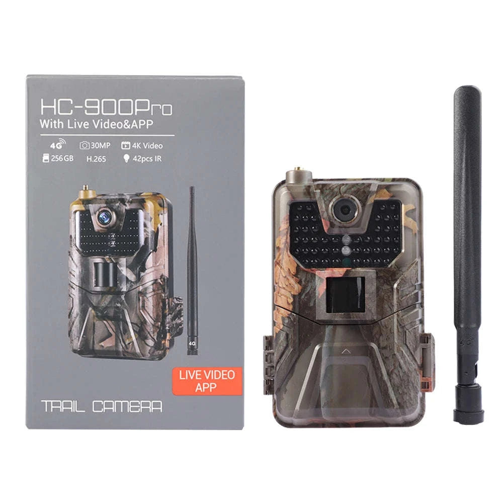 HC900PRO 4G Wireless Trail Camera with Live App and 30MP Night Vision-USA VERSION