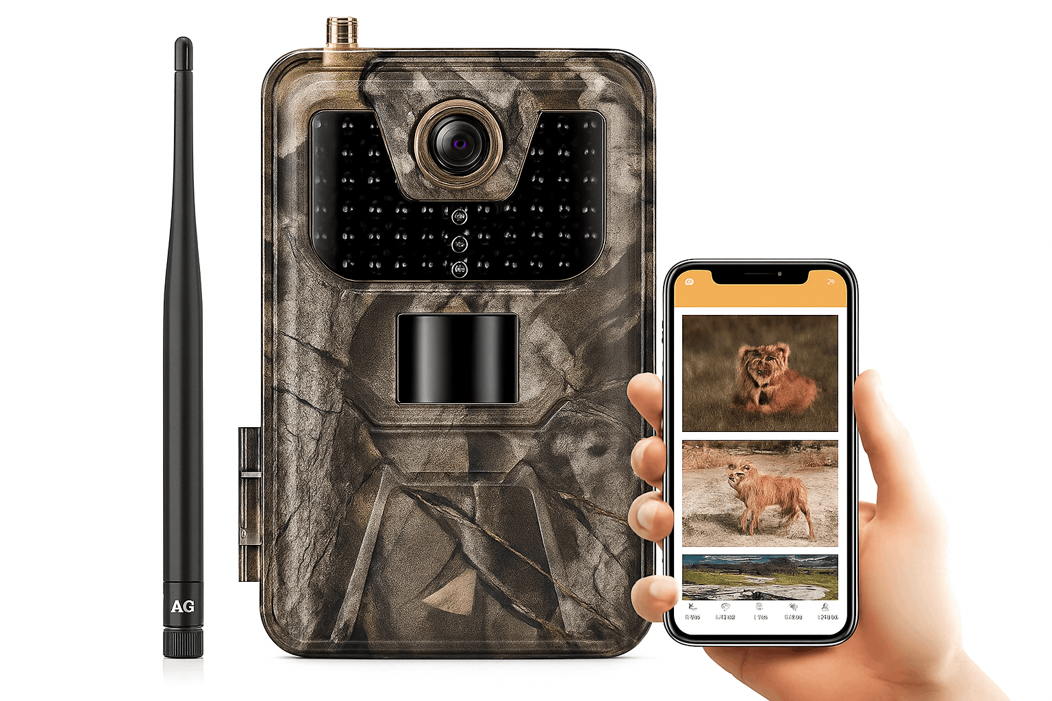 HC900PRO 4G Wireless Trail Camera with Live App and 30MP Night Vision-USA VERSION