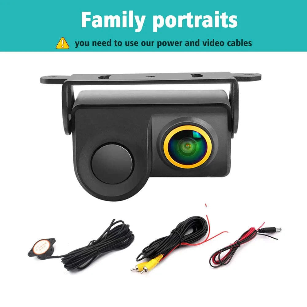 HD 1080P Car Rear View Camera with Sensor Set-Default Title