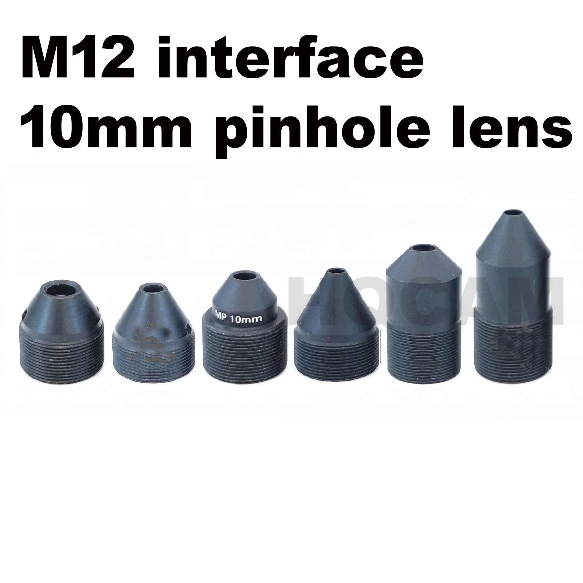 HD 3MP 10mm Pinhole Lens with M12 Mount and IR Filter-Ivory