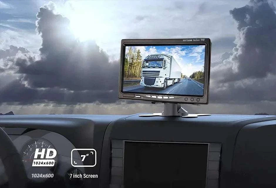 HD Backup Camera with 7" Monitor for Truck, RV & Trailer-10m 7-in monitor Kit