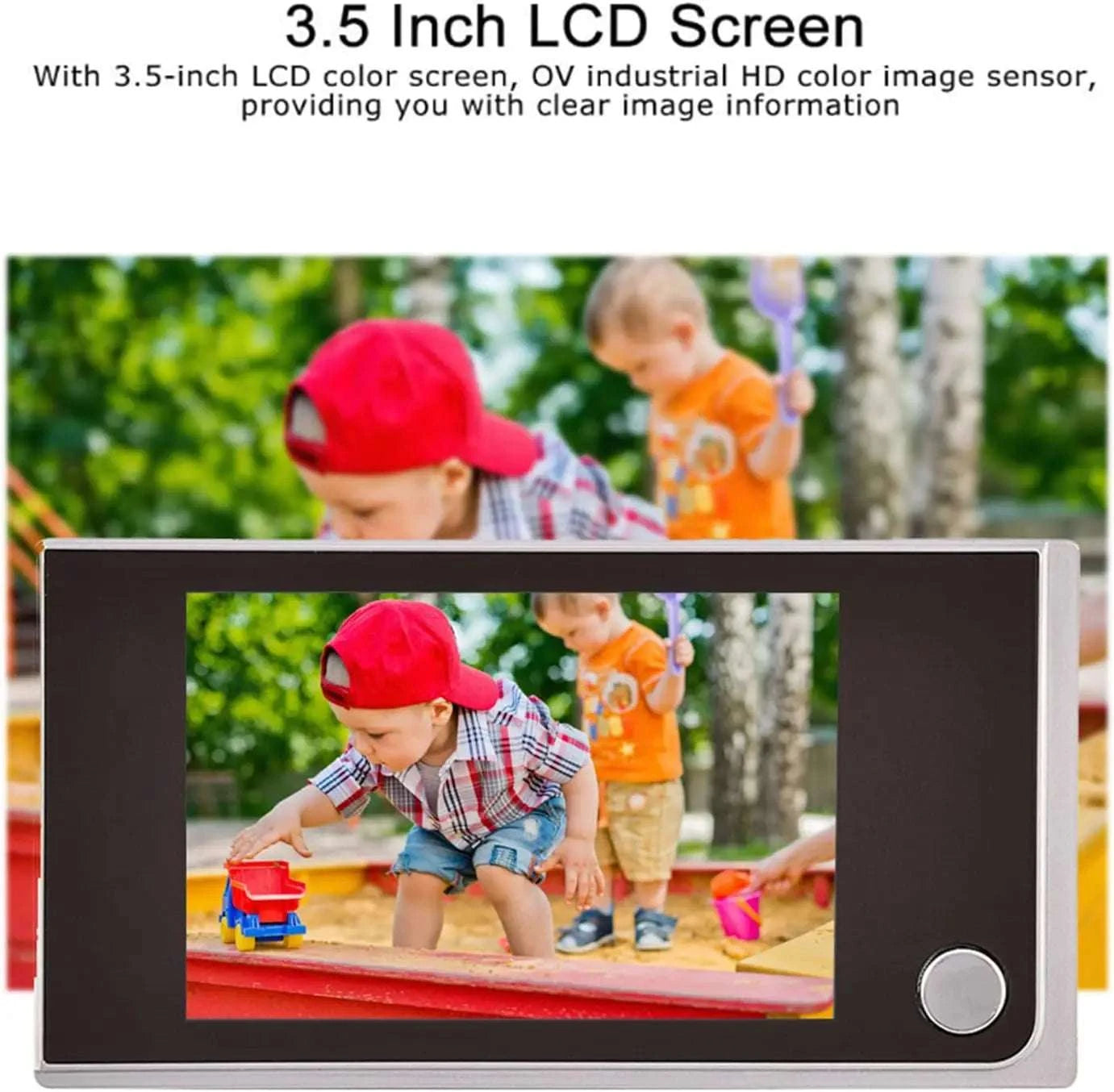 HD Digital Peephole Viewer with 3.5" Screen & Wide Angle Camera-United States