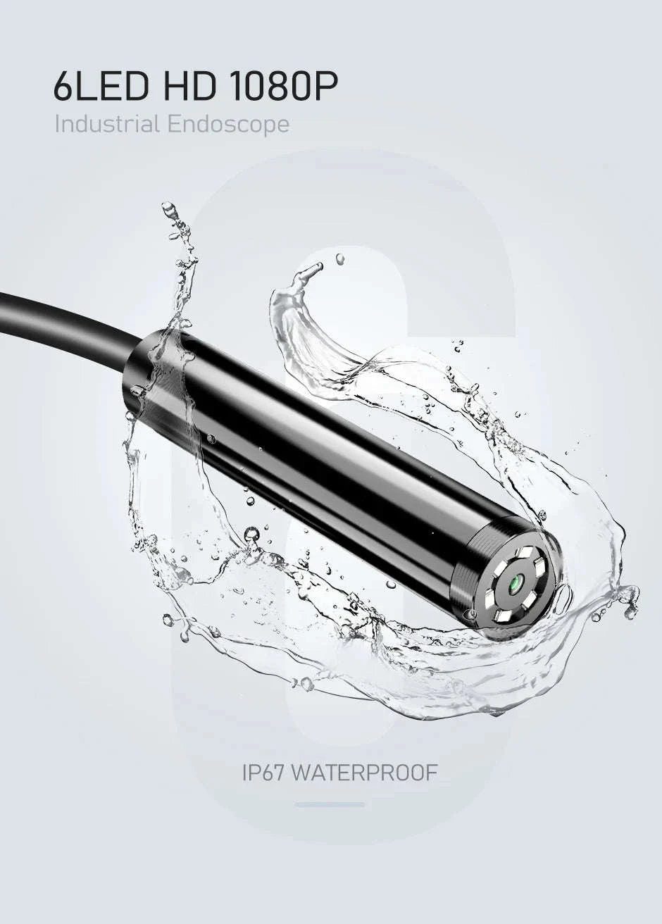 HD Endoscope Camera with 1080P Borescope Display-5.5MM 2M / france