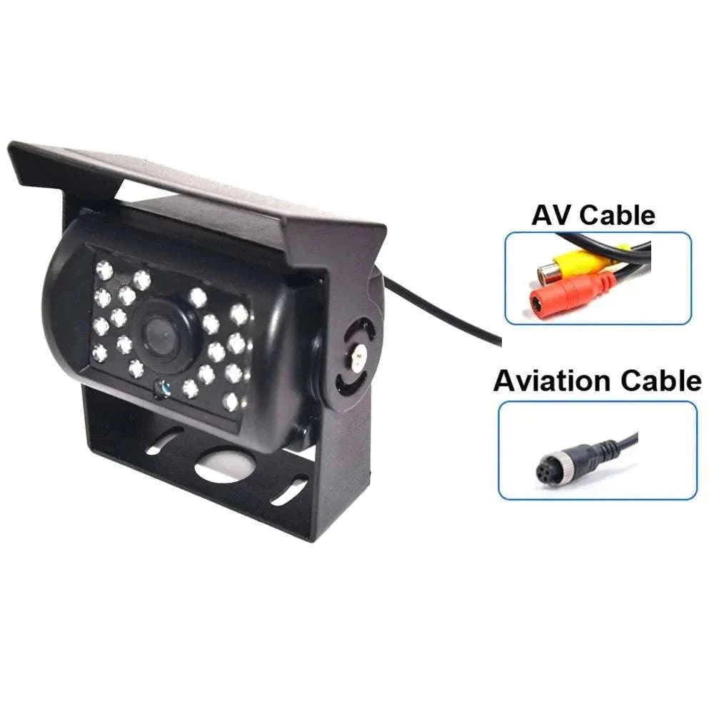HD IR Night Vision Backup Camera for Trucks, RVs & Buses-Silver