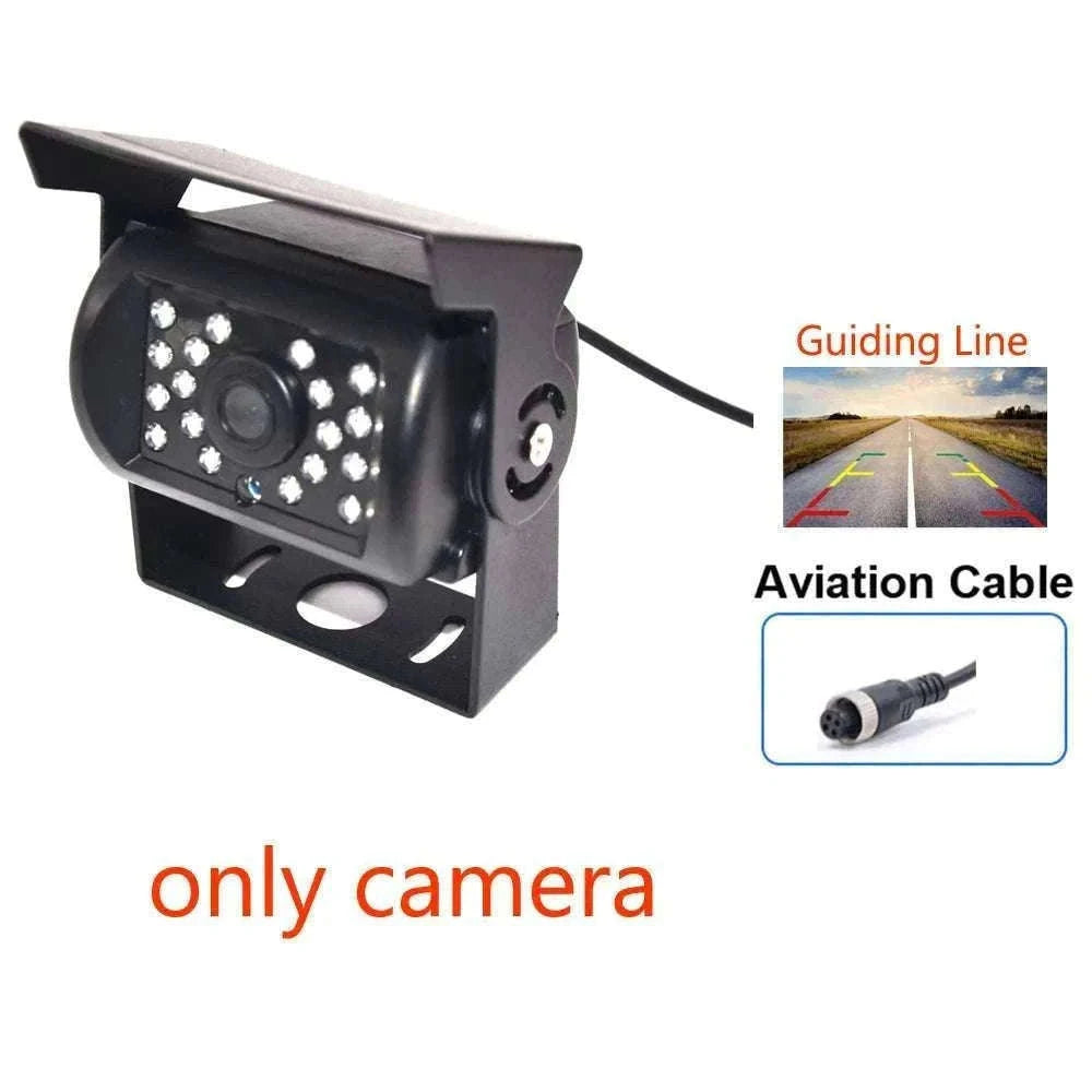 HD IR Night Vision Backup Camera for Trucks, RVs & Buses-Silver