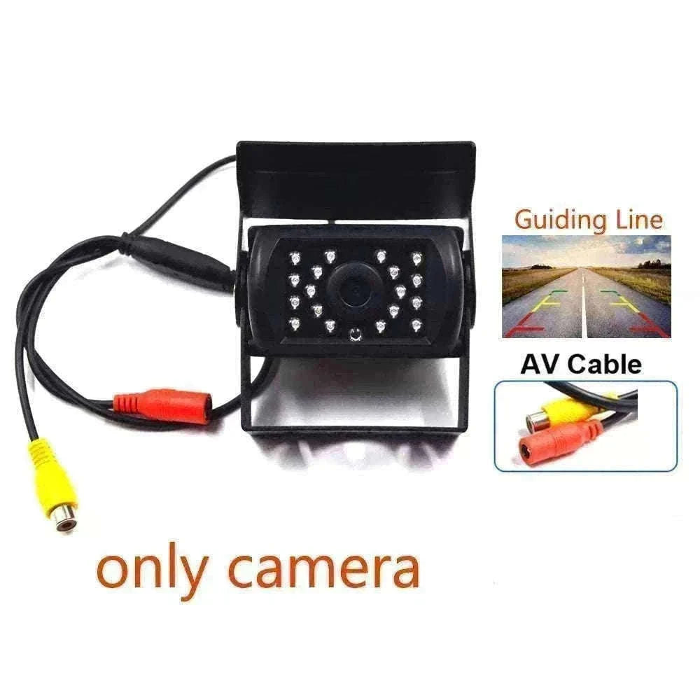 HD IR Night Vision Backup Camera for Trucks, RVs & Buses-Silver