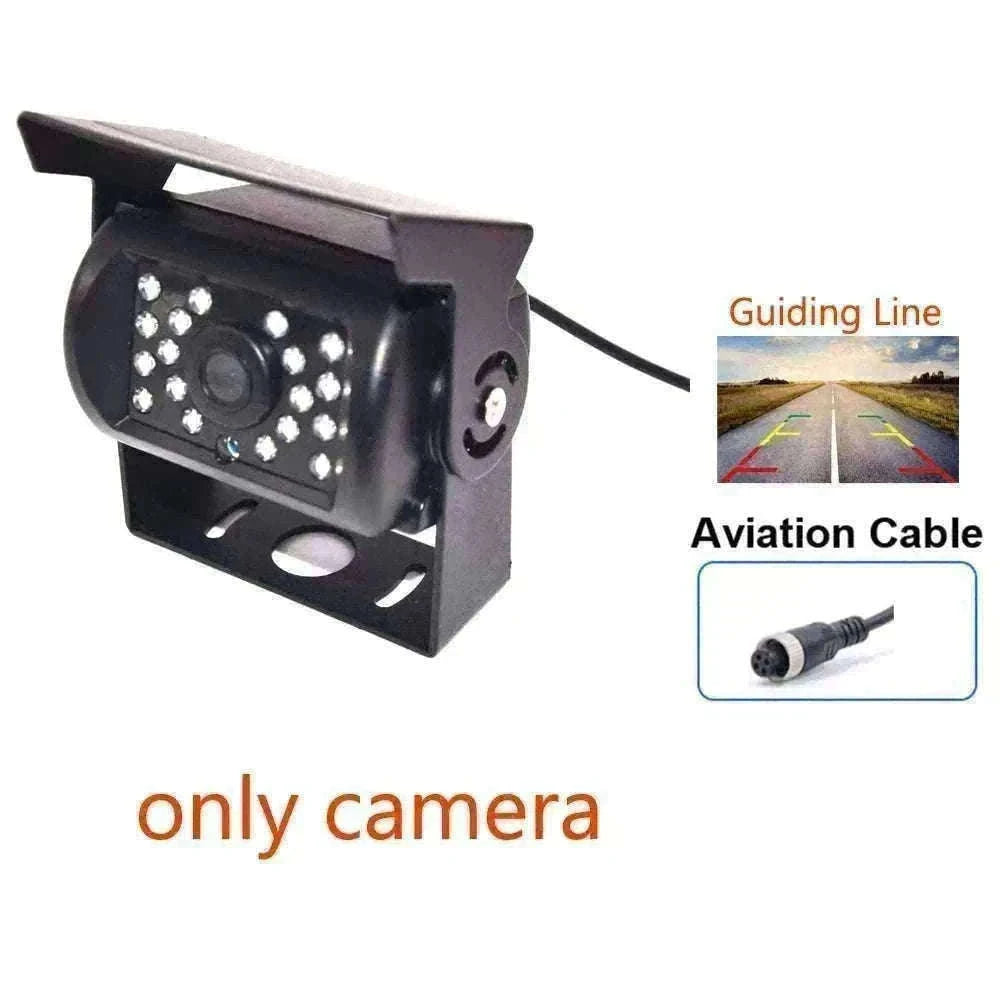 HD IR Night Vision Backup Camera for Trucks, RVs & Buses-Silver