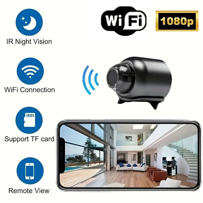 HD Mini Camera WiFi 1080P Remote Wireless Video Recorder-1pc camera