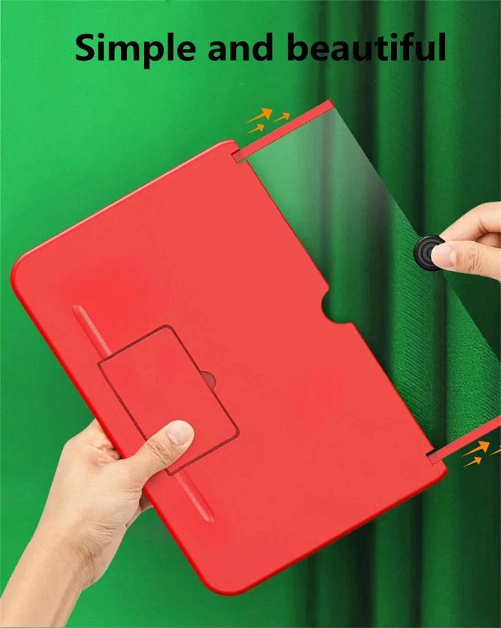 HD Mobile Phone Screen Amplifier with Stand-12 inch white