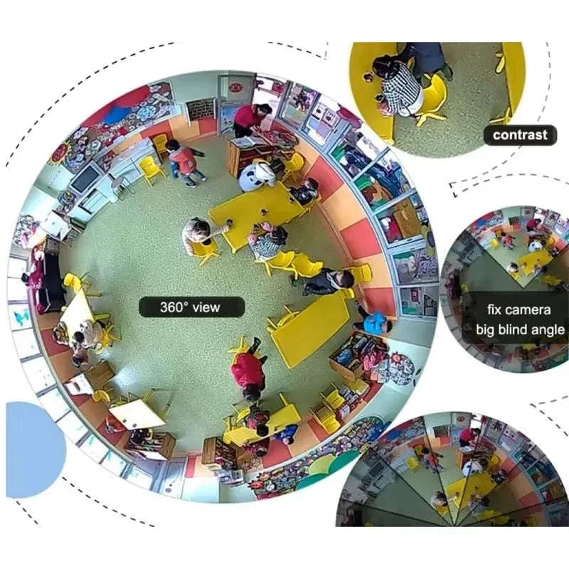 HD Wifi Panorama Camera 3MP Smart Home Security Camera-M9 / without TF card