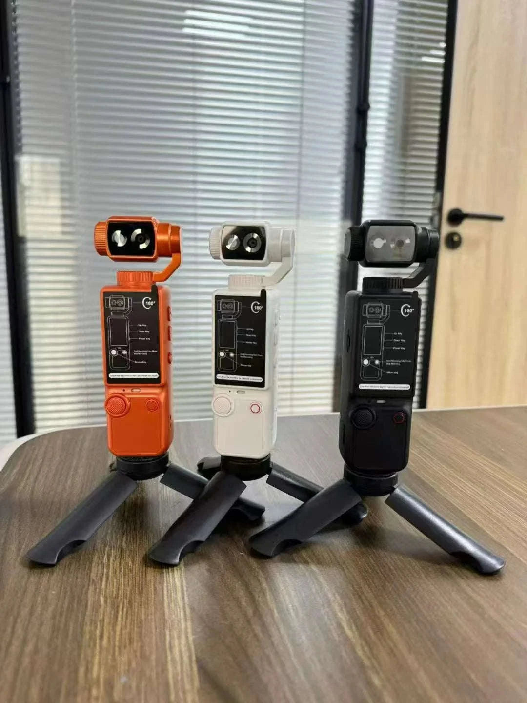 HD WiFi Wearable Camera with Fill Light-orange