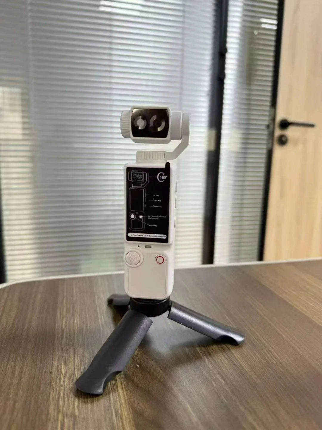HD WiFi Wearable Camera with Fill Light-orange