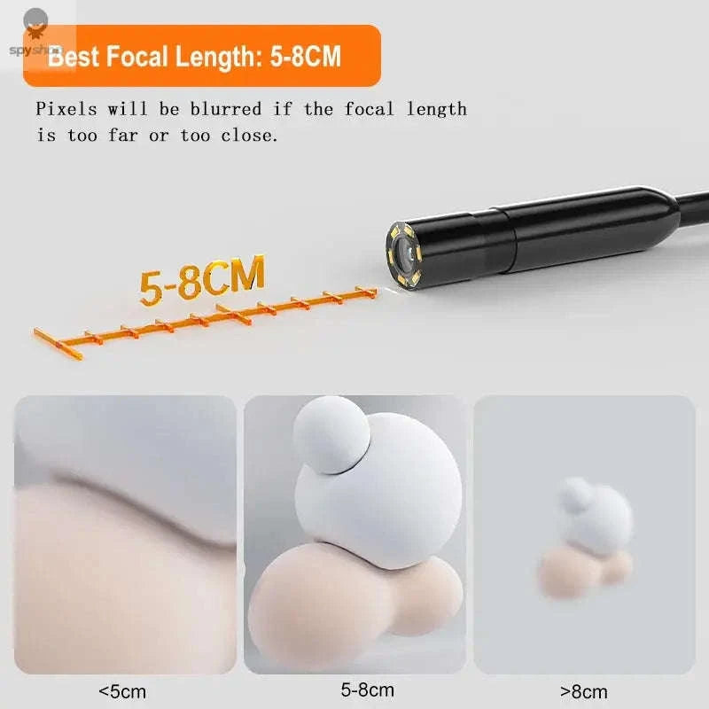 HD1080P Endoscope Camera – 4.3-Inch Display with Replaceable Waterproof Cable-20m