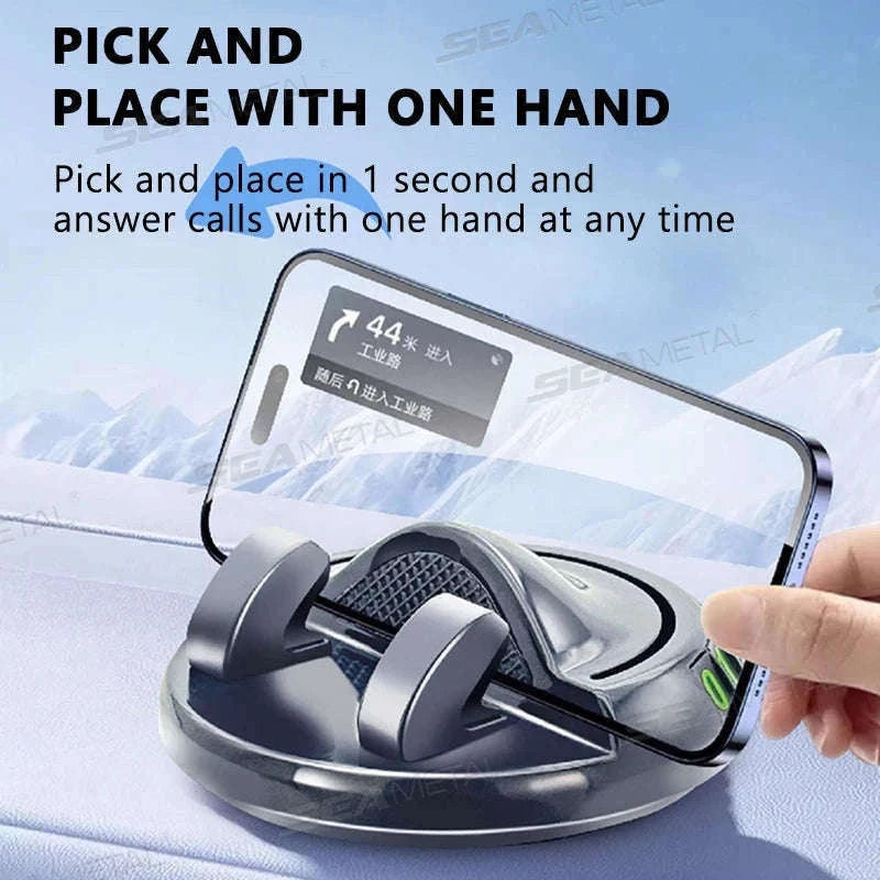 Head-Up Phone Mount for Car Dashboard-Black