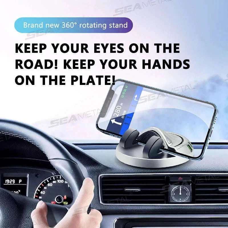 Head-Up Phone Mount for Car Dashboard-Black