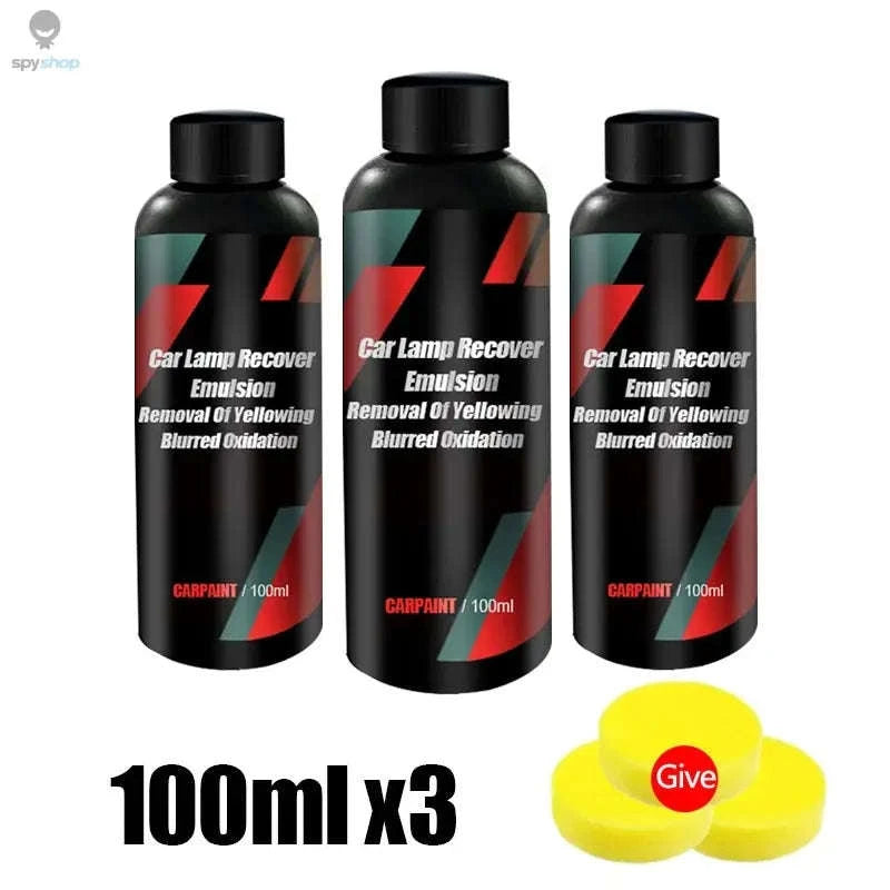 Headlight Restoration Kit for Clear, Bright Headlights-300ML