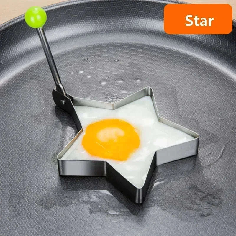 Heart-Shaped Stainless Steel Egg and Pancake Mold-Style 2