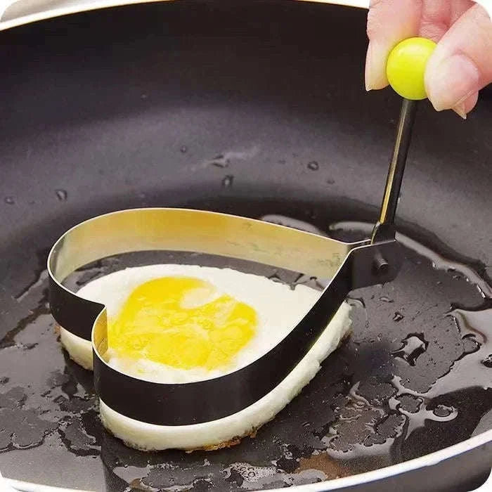 Heart-Shaped Stainless Steel Egg and Pancake Mold-Style 2