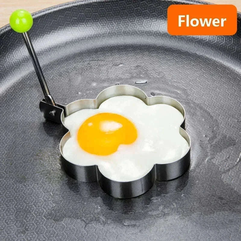 Heart-Shaped Stainless Steel Egg and Pancake Mold-Style 2
