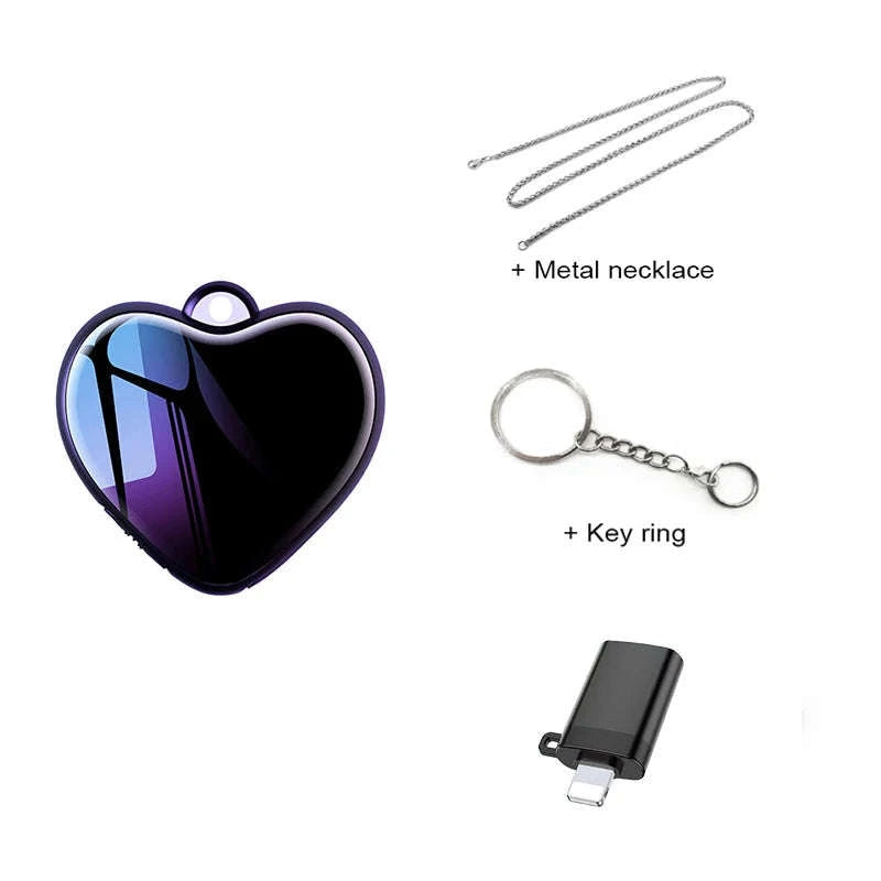 Heart-shaped Voice Recorder Q66-With iPhone OTG / CHINA / 8 GB