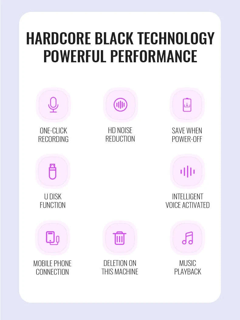 Heart-shaped Voice Recorder Q66-With iPhone OTG / CHINA / 8 GB