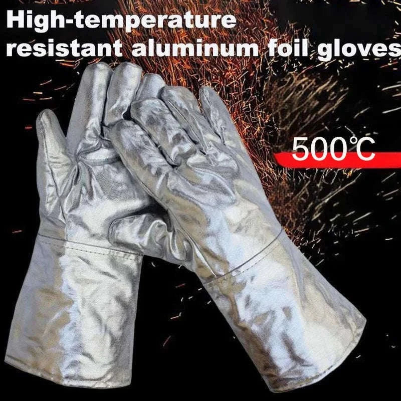 Heat Resistant Aluminized Gloves for Welding and Firefighting-China Mainland