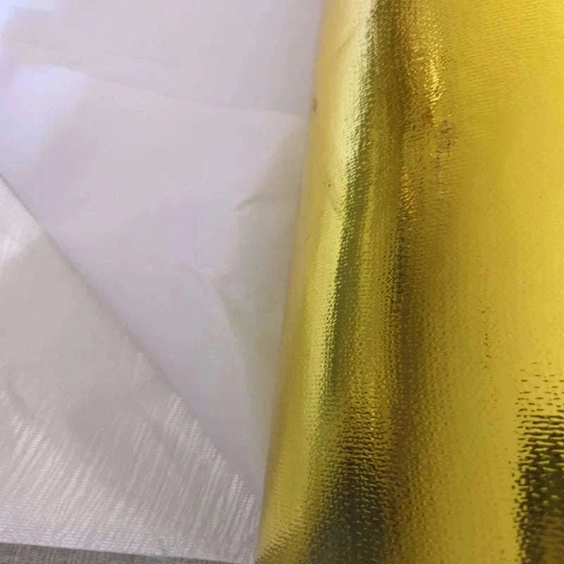 Heat-Resistant Fiberglass Aluminum Foil Tape-30x60cm -golden