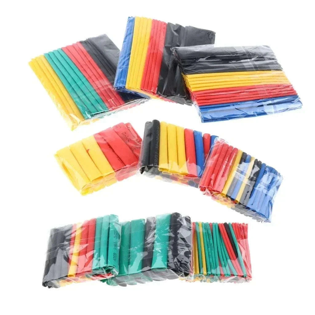 Heat Shrink Tube Kit for Clean, Safe Wire Insulation-Black- 330pcs(box) / Mixed-size