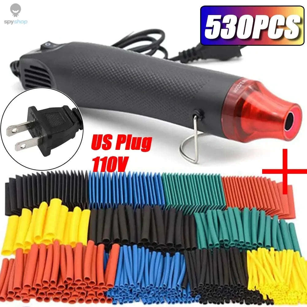 Heat Shrink Tubing Kit for Reliable Cable Protection-127PCS(220V EU Plug)