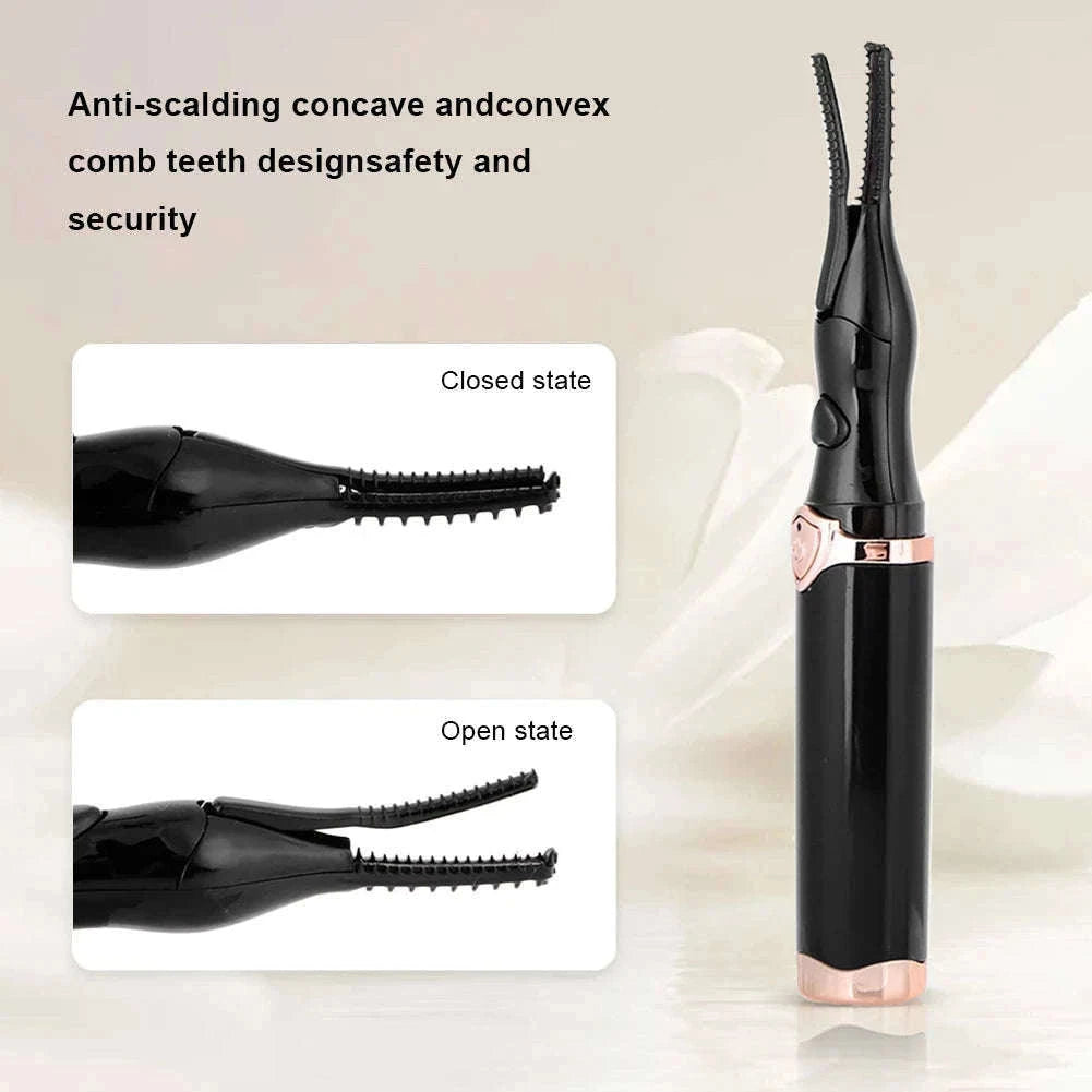 Heated Eyelash Curler with Fast Dual-Mode Heating-Black / United States