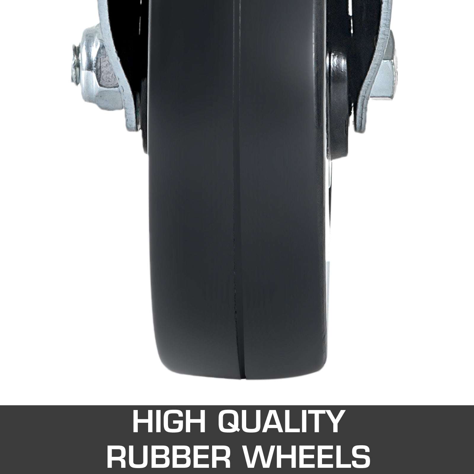 Heavy Duty 8" Scaffolding Swivel Casters Set with Dual Lock Brakes-4pcs / CZECH REPUBLIC