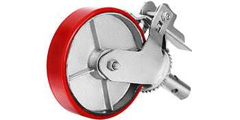 Heavy Duty 8" Swivel Caster Wheels Set with Brake – 4400 lbs Capacity-8 Inch / United States