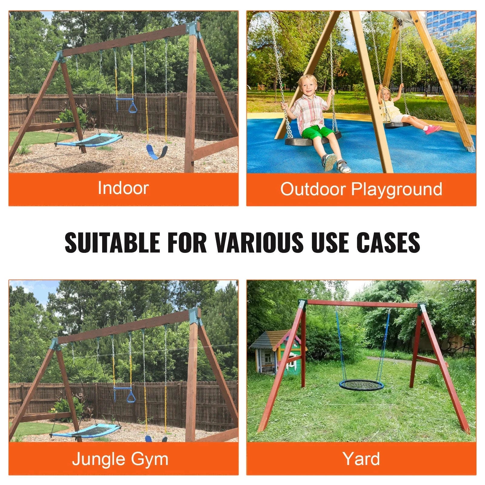 Heavy Duty A-Frame Swing Set Brackets with Mounting Hardware-2 pcs / CZECH REPUBLIC