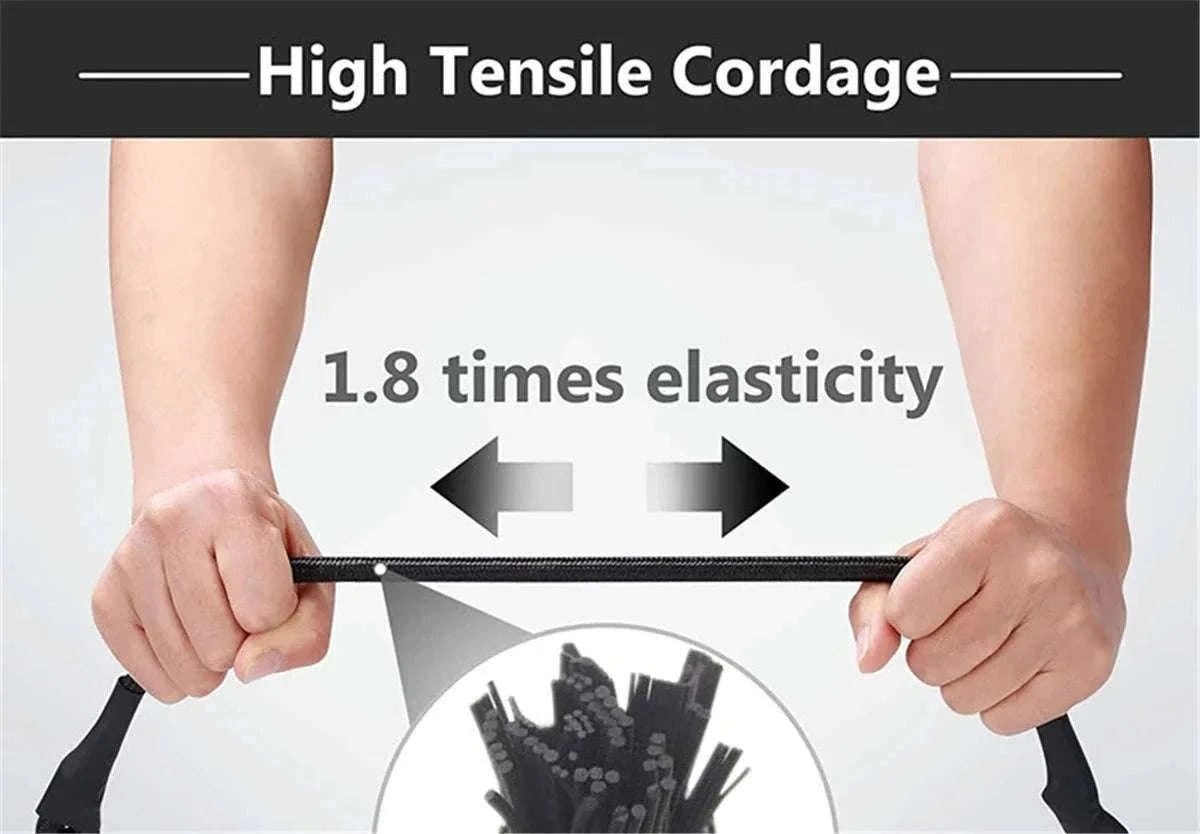 Heavy Duty Bungee Cord Elastic Tie Strap with Carabiner Hooks-90cm